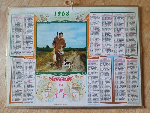 Calendrier ptt almanach de - almanach,