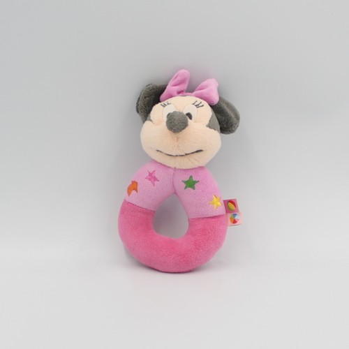 Doudou hochet minnie rose - doudou,