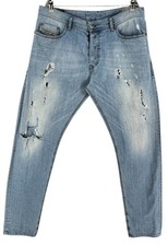 JEANS En Denim Stretch Slim Droit DIESEL Tepphar Pour Hommes W36 L34