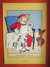 FRANQUIN  SERIGRAPHIE SPIROU ARCHIVES INTERNATIONALES 1991 ETAT NEUF