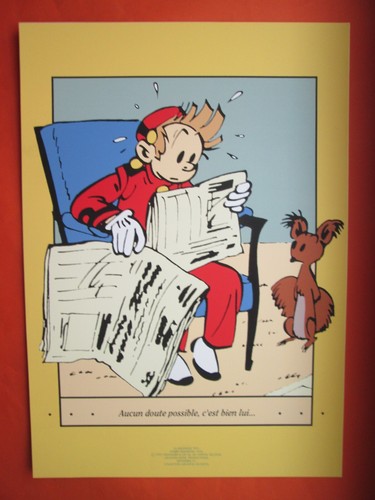 Franquin serigraphie spirou - franquin,