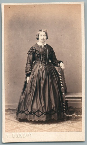 Cdv femme robe - femme, crinoline