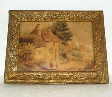 Petite aquarelle 19e dans