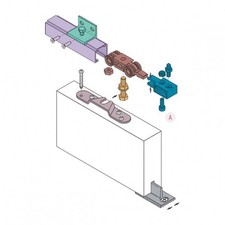 Kit de porte coulissante