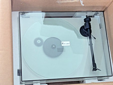 Platine vinyle manuelle ProJect Pro-Ject T1 BT NO BT Blanc Mat avec défaut