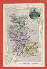 CPA -CHROMO -CHOCOLATERIE D'AIGUEBELLE - DEPARTEMENTS - LOIRE