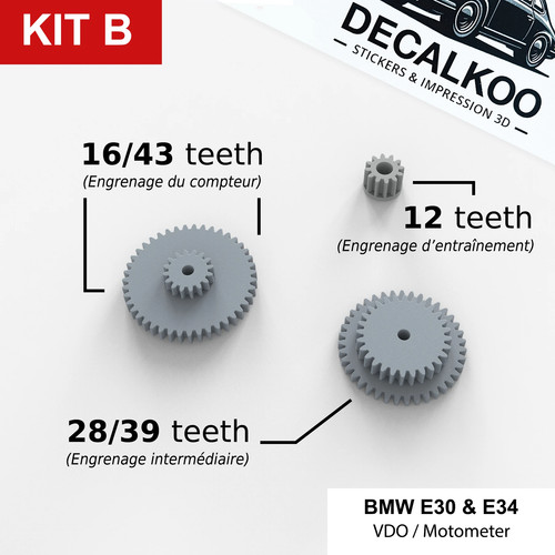 Kit engrenage pignon - [kit,