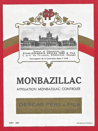 124 etiquette bordeaux - 124-21,