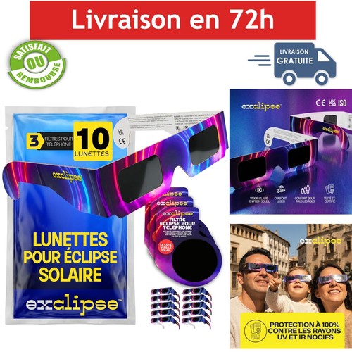 Lunettes éclipse solaire - , 10