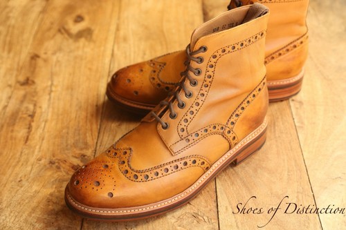 Chaussures bottes derby brogue