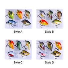 5x Mini Crankbait Leurres de
