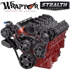 Black Chevy LS Serpentine