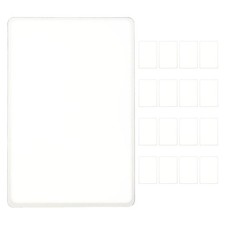  Lot de 20 loupes pour marque-pages - Loupe grossissante x3 - Lentille Fresnel