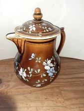 POT, PICHET ANSE DECOR FLEURS