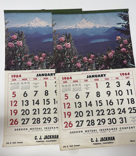 Lot calendriers complets - de,