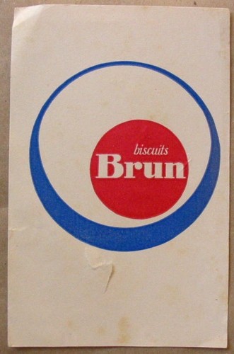 Buvard ancien biscuits - buvard,