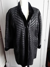 Superbe Manteau long Peau Lainee/Mouton retourné T44/46