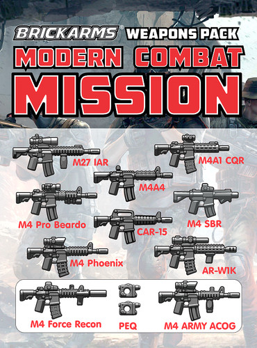 Brickarms modern combat pack - modern,