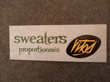 Carton SWEATERS VITOS Lingerie Sous Vêtements Publicitaire Ancien Tissus Vintage