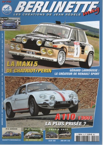 Berlinette mag peugeot - 70,