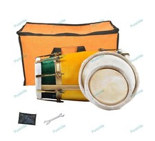 Neuf Professionnel Musical Instrument Sillet Boulon Dholak Bois Chiffon Dholki