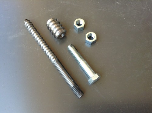 Wood newel bolt - newel, support
