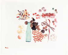 Nature morte vintage print, Tirage argentique d'époque  36x44,5  Circa 199