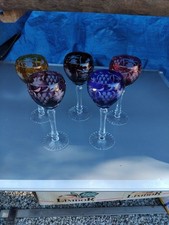 5 Grands Verres De Couleurs En