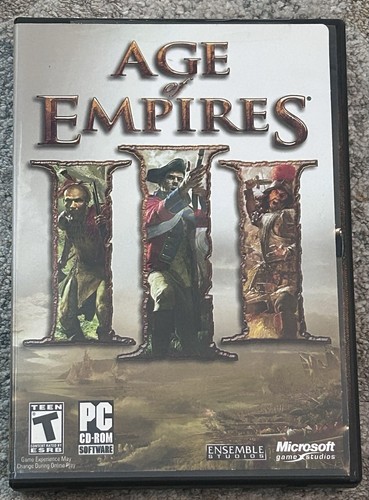 Age empires iii cd - pc, cd-rom