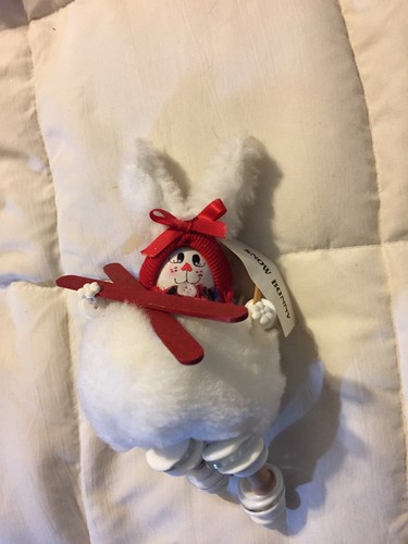 New décor white - snow, bunny