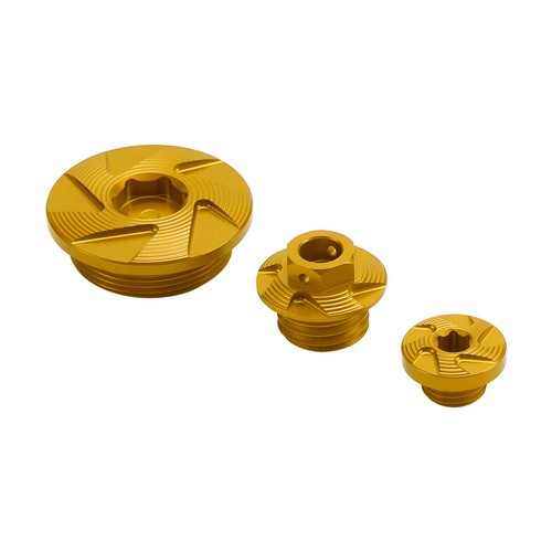 Kit bouchons moteur or - de,