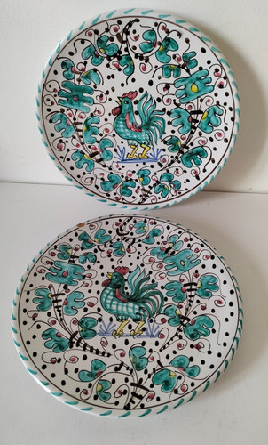 Duo assiettes deruta - duo, d’assiettes