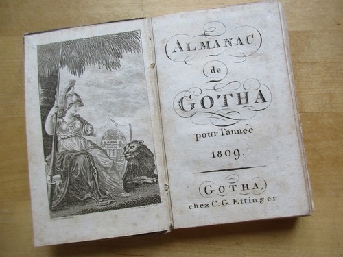 Almanac gotha - almanac, almanach