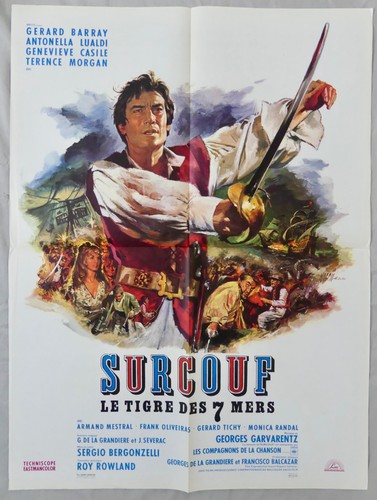 Affiche cinema surcouf le - cinema,