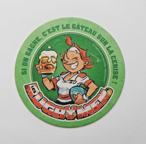 Sous bock bière rugbymen la - sous,