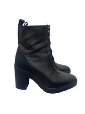 Alexander Wang X H&M Black Leather Boots Size 37 / US 6