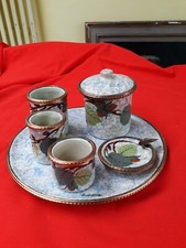 Service à Tabac Fumeur 6 pièces Art-Déco Louis DAGE Ancien