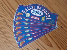 NOS STICKER PLAQUE RALLYE DE