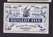 Ancienne   étiquette alcool