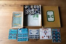 Boîte fil à coudre ancien coeur de Lin 20 bobines boutons pression