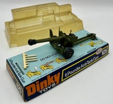CANON 6 pounder Anti-Tank Gun - DINKY TOYS GB 625 - 1975/78 - TTBE avec boite