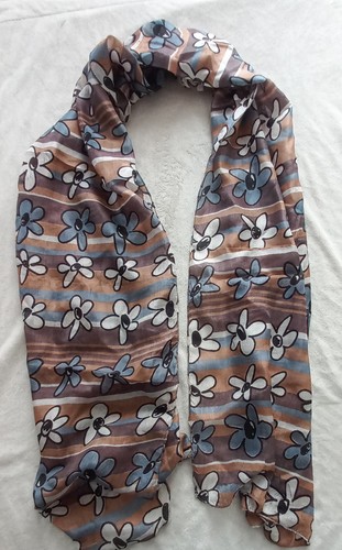 Foulard echarpe soie gris - echarpe,