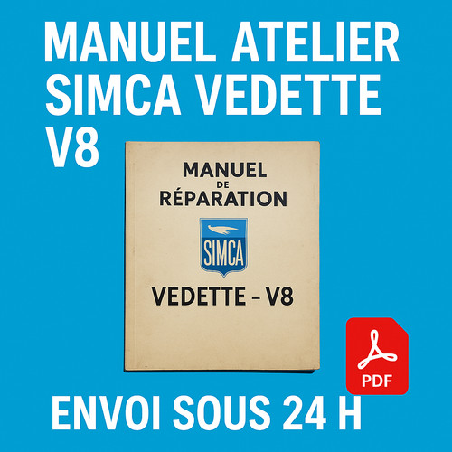 Manuel atelier simca vedette - manuel,