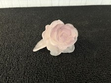 Rose presse papier cristal Daum France modèle6