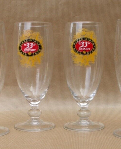 Lot verres pied 33 - lot, à