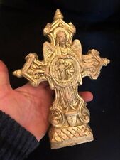 Croix en Terre Cuite & Ange & Religion & Liturgie Catholique & Art Sacré 