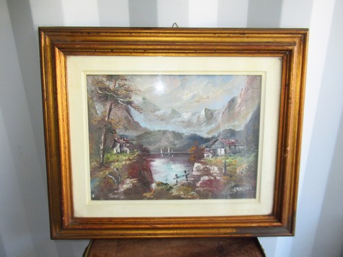 Ancien tableau représentant - ancien,