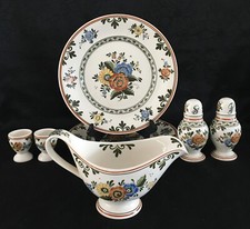 VILLEROY & BOCH ALT AMSTERDAM ÉLÉMENTS SERVICE SAUCIÈRE ASSIETTES COQUETIER