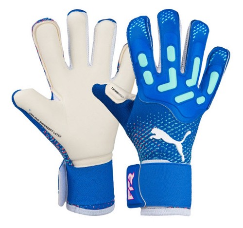 Gants bleus gardien but - bleus, de