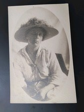 Cpa superbe femme chapeau - cpa,